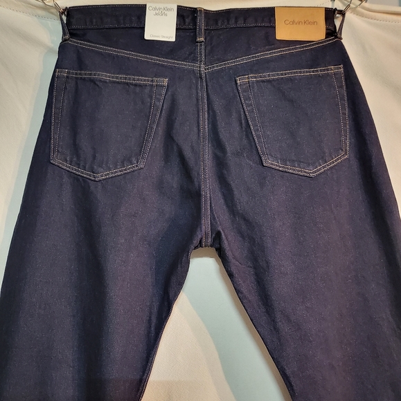 CALVIN KLEIN CLASSIC STRAIGHT SELVEDGE JEANS - Picture 7 of 9